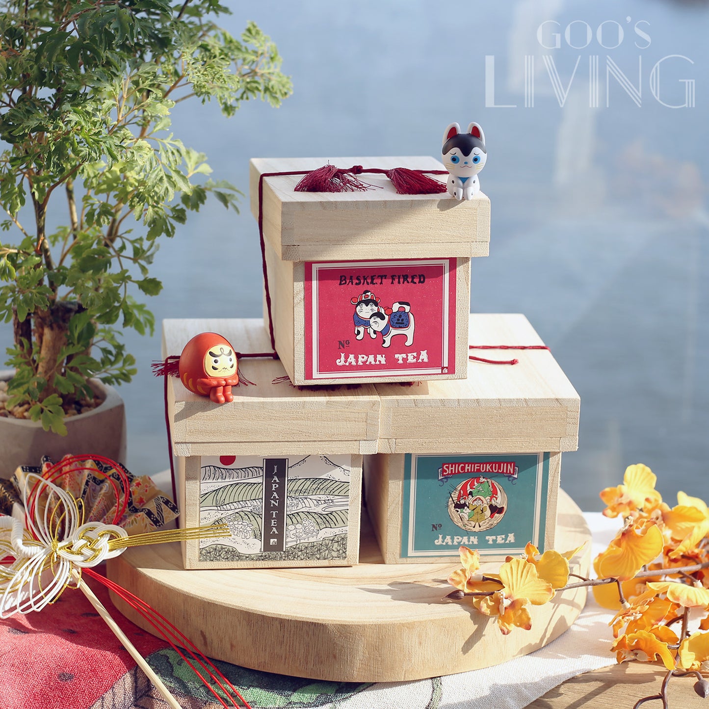 新潟縣 抗菌調濕桐木茶箱