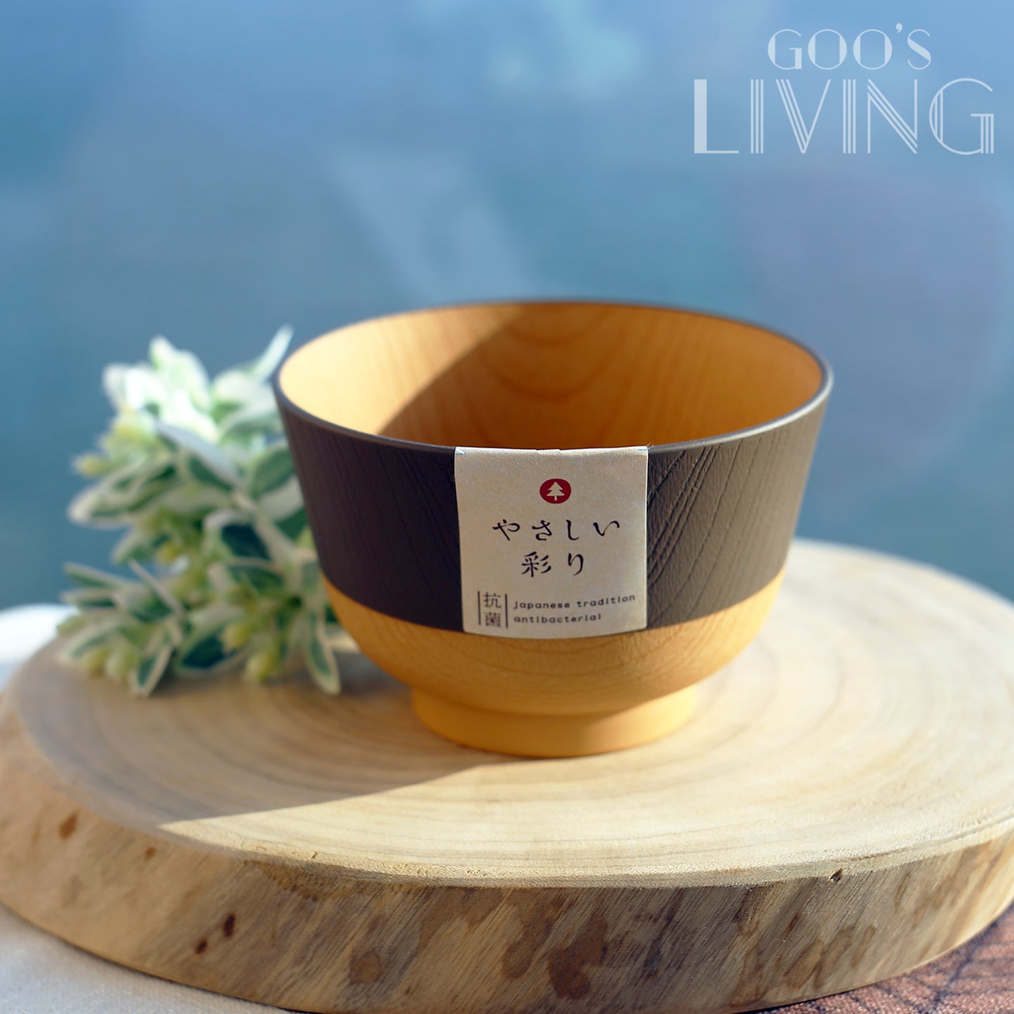 SugarLand 抗菌木紋湯碗