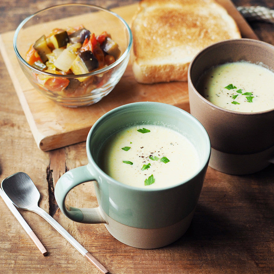 Bread & Rice 雙色陶瓷杯