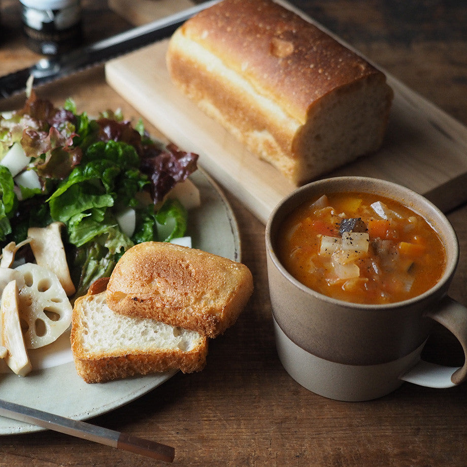 Bread & Rice 雙色陶瓷杯