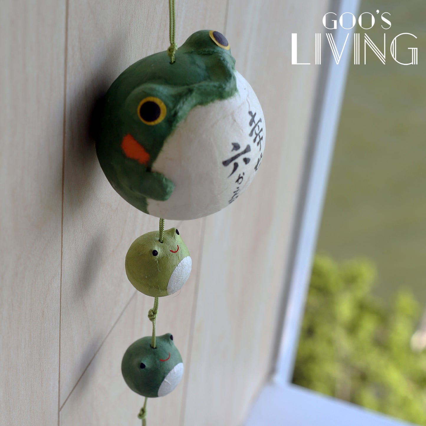 RYUKODO 六粒青蛙掛飾