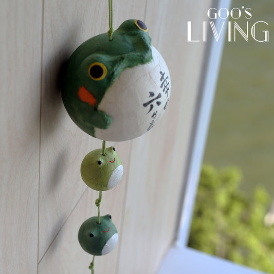 RYUKODO 六粒青蛙掛飾