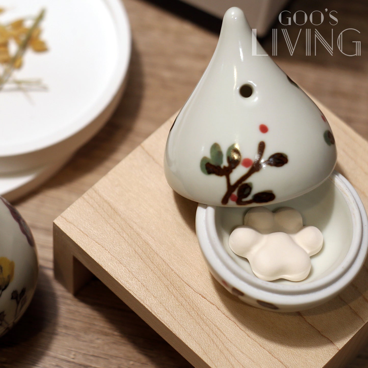 波佐見燒勲山窯 貓咪肉球擴香器