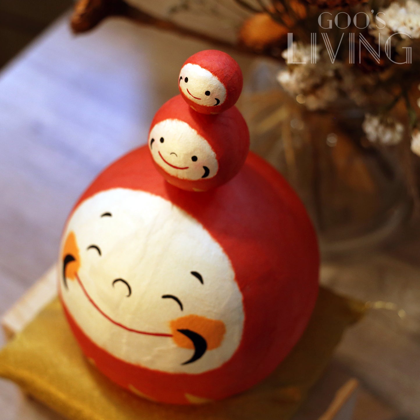 RYUKODO 和紙三福大達摩