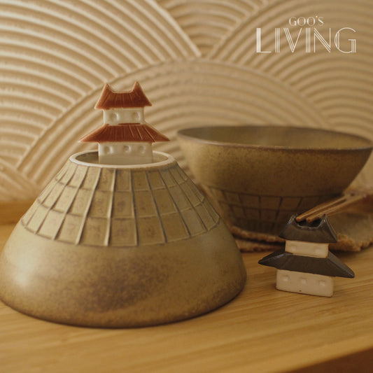 石垣山城 城堡碗筷架套裝