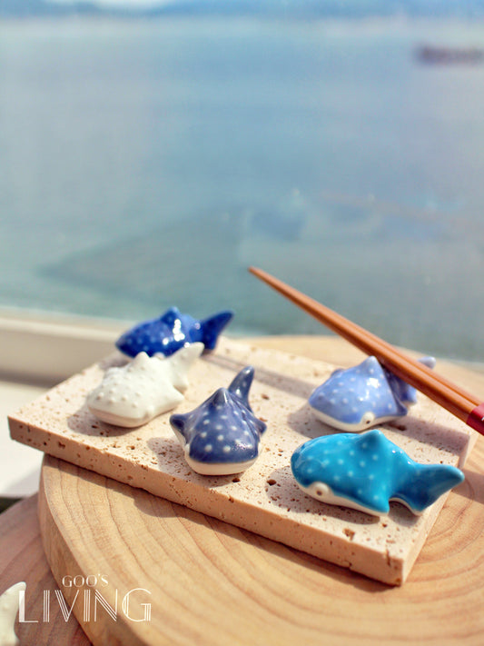 波佐見燒 鯨鯊筷子托