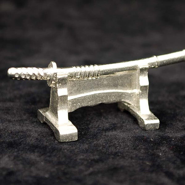 銀雅堂 武者揃錫製筷子托套裝