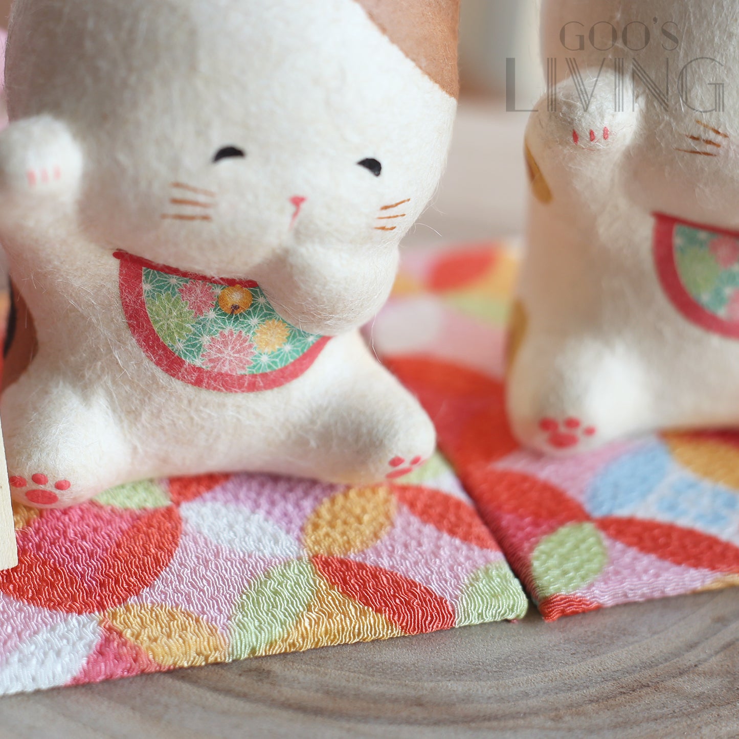 RYUKODO 和紙製BB招財貓