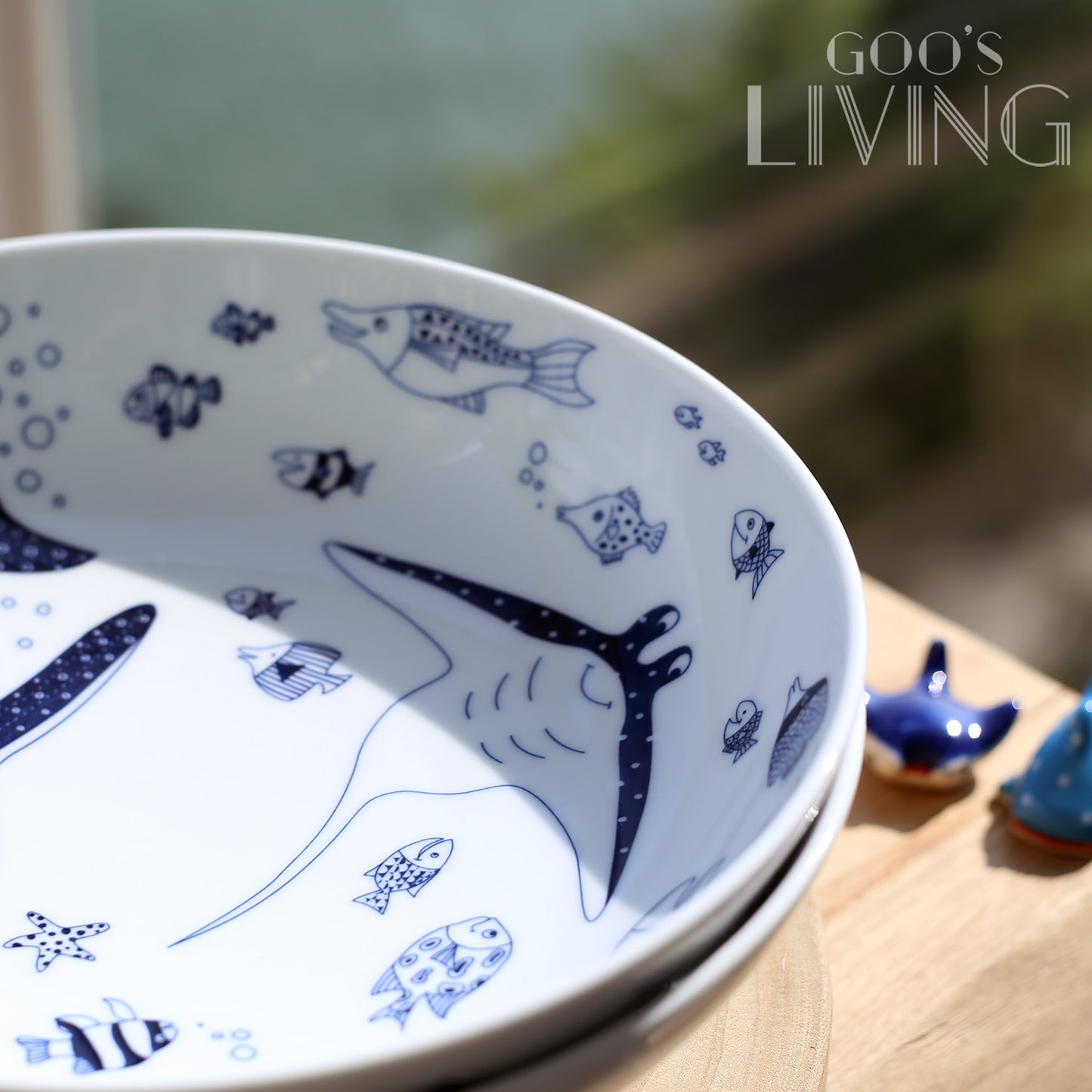 Natural69 波佐見燒海洋大圓碟