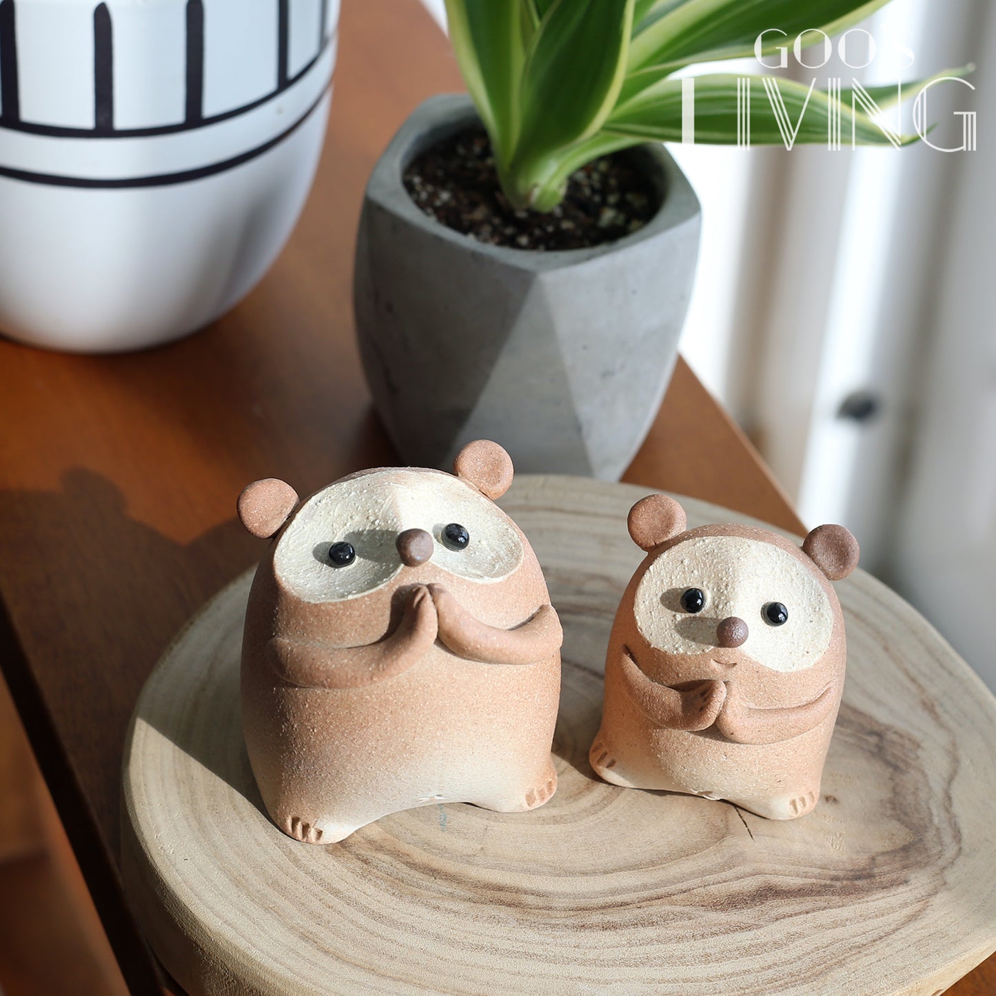 明山 信樂燒請請狸貓