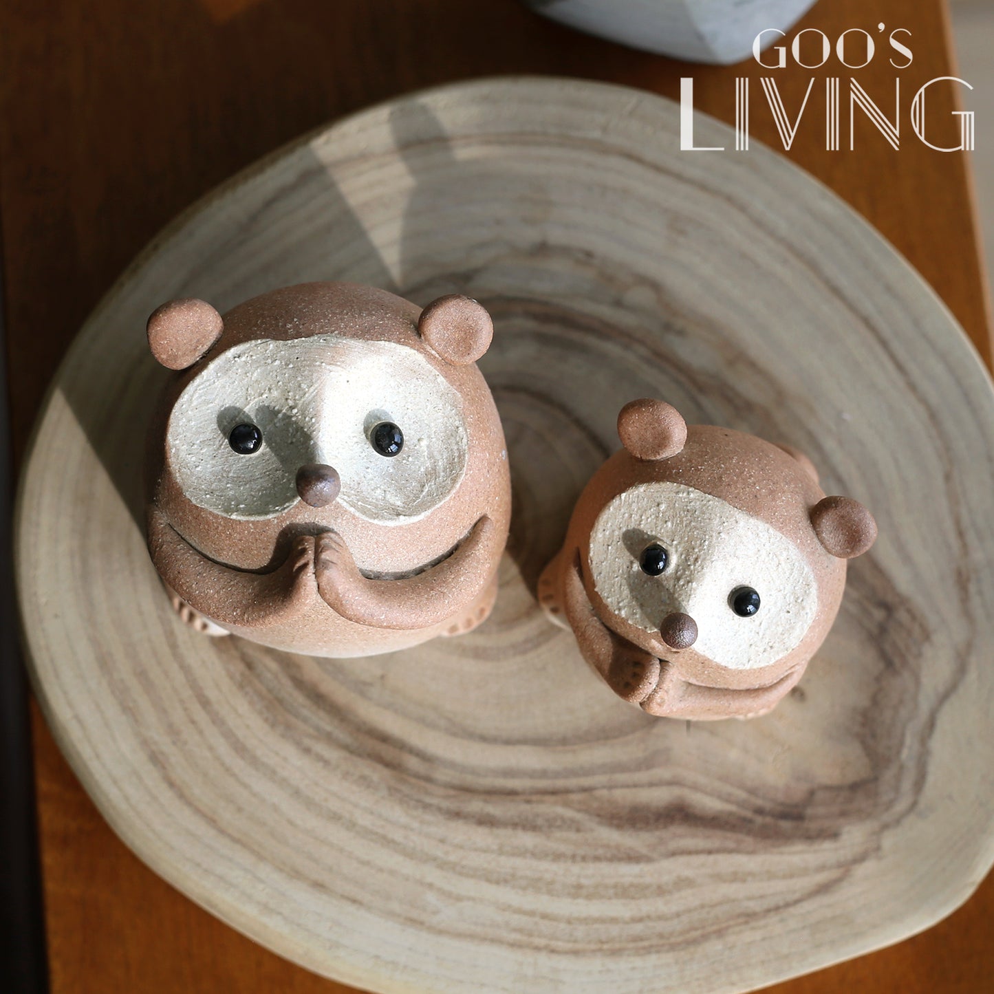 明山 信樂燒請請狸貓