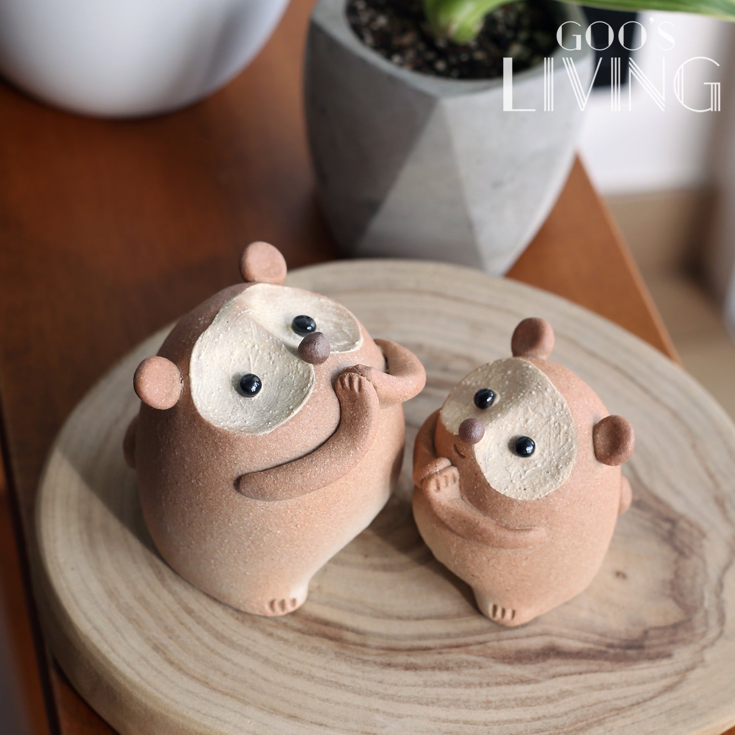 明山 信樂燒請請狸貓