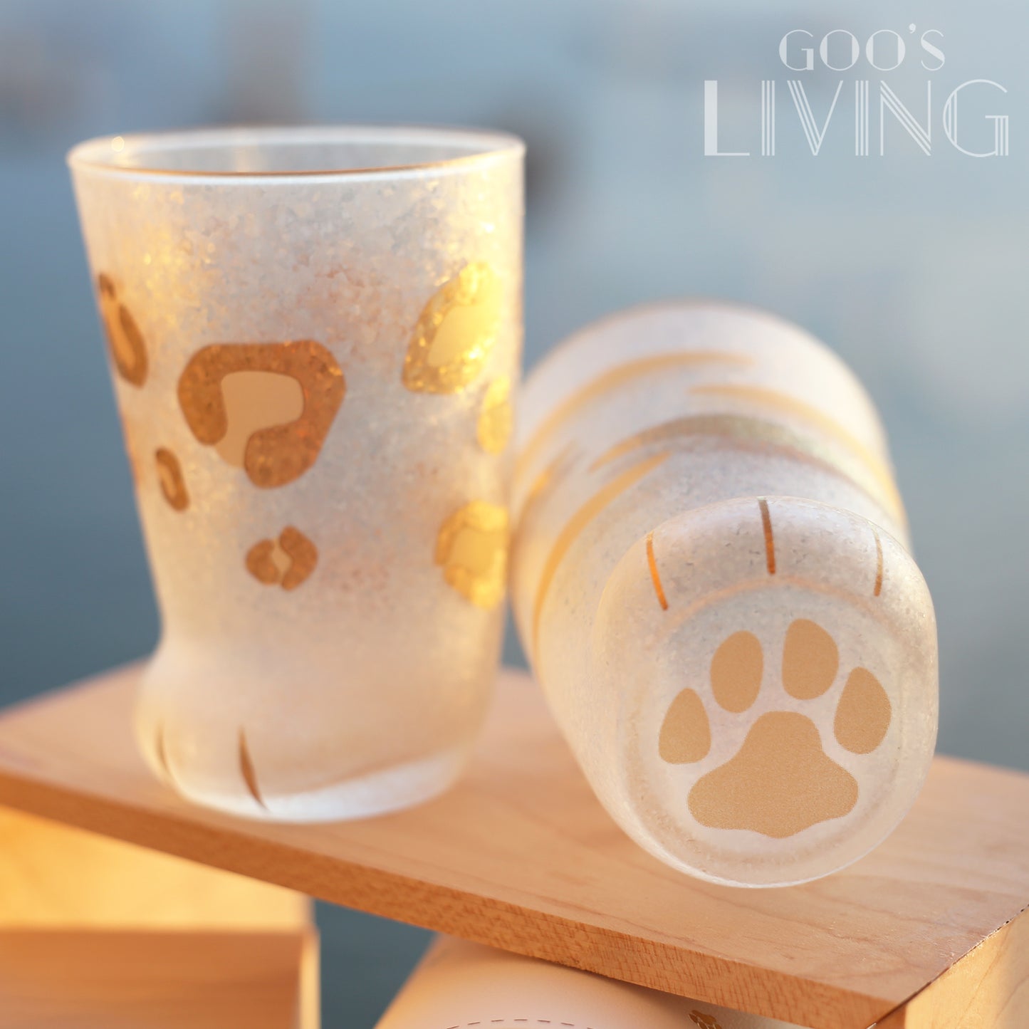 ADERIA津輕 Coconeco Premium 金箔貓腳玻璃杯