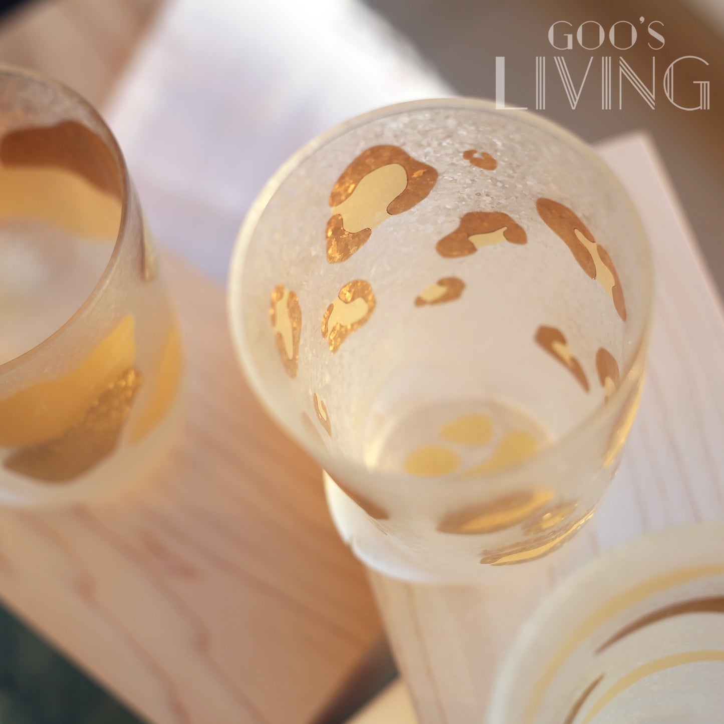 ADERIA津輕 Coconeco Premium 金箔貓腳玻璃杯