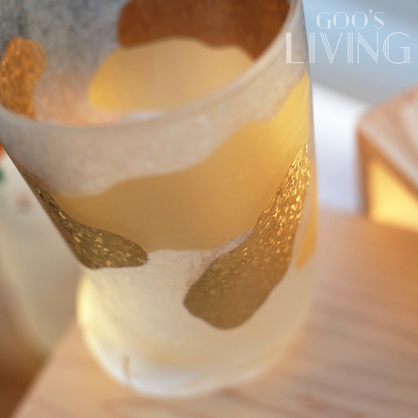 ADERIA津輕 Coconeco Premium 金箔貓腳玻璃杯