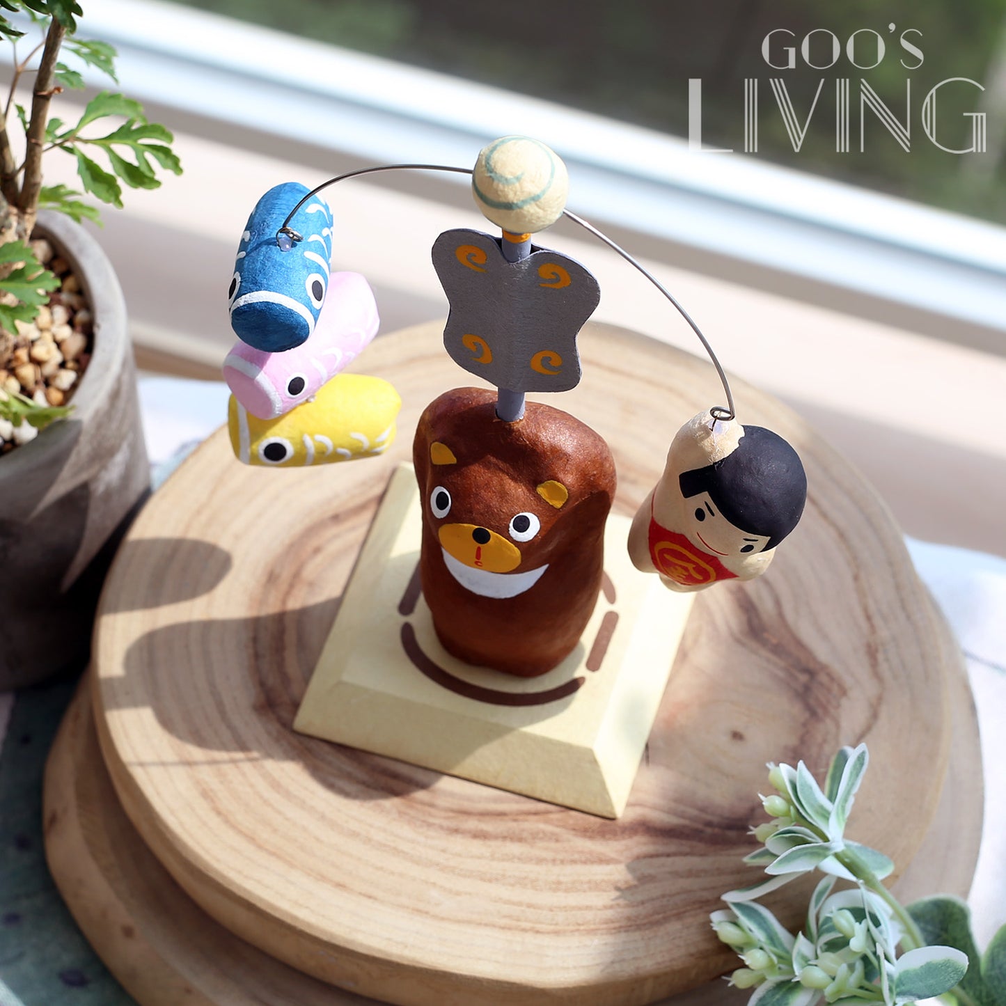 金太郎與熊 轉轉鯉魚旗