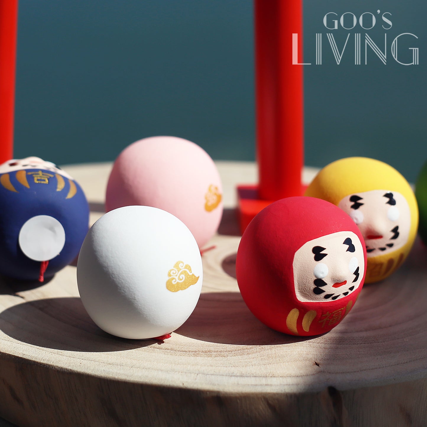 六色達摩 籤文護身符