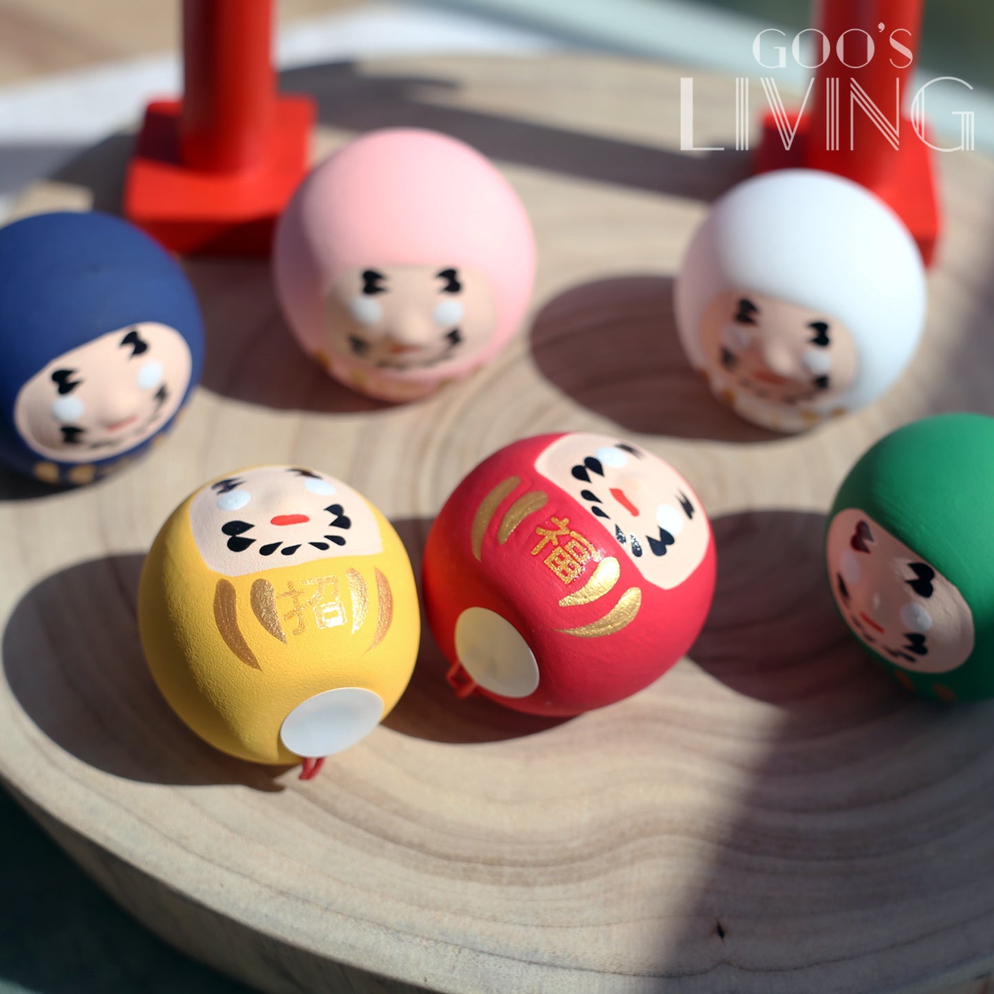 六色達摩 籤文護身符