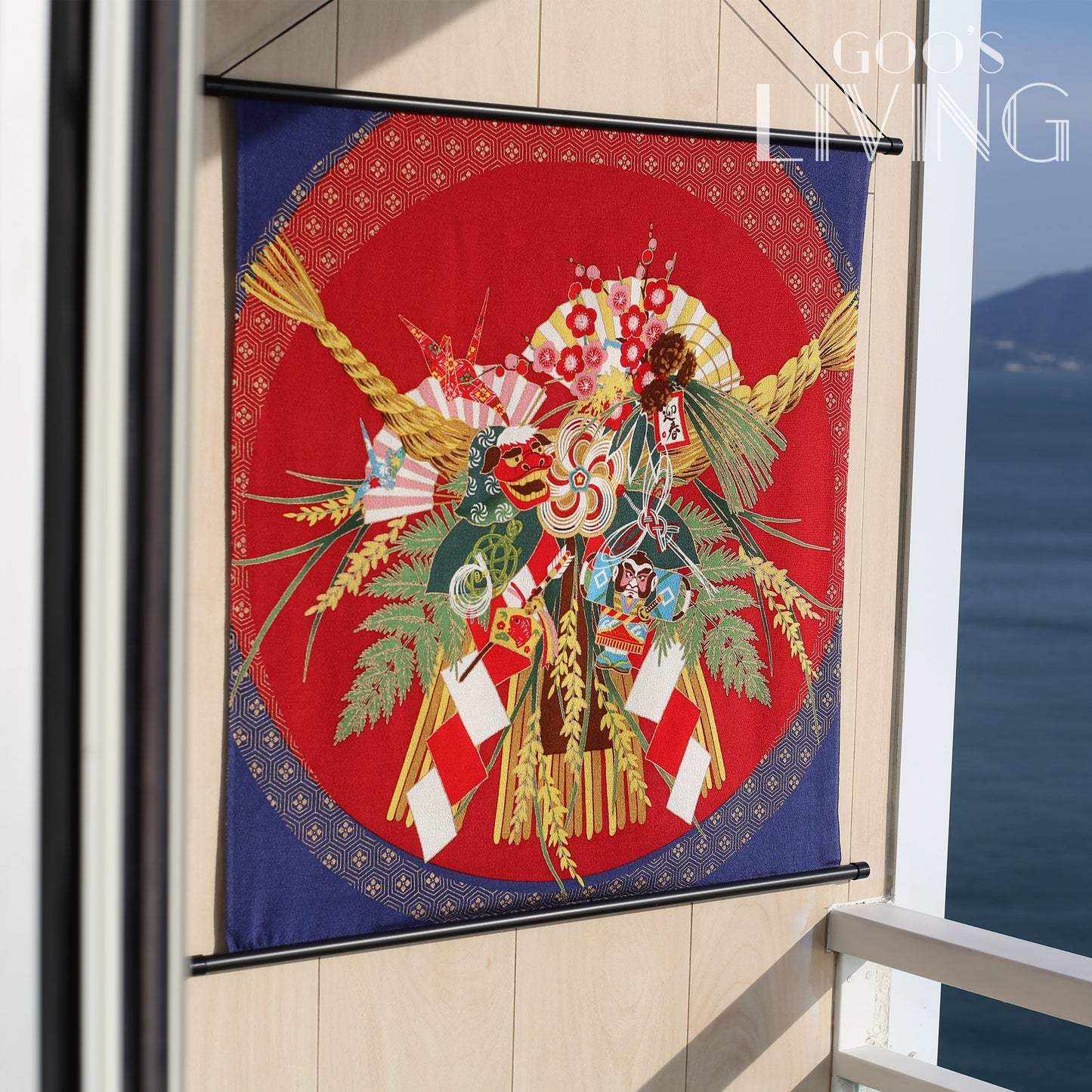 日本傳統迎春掛布