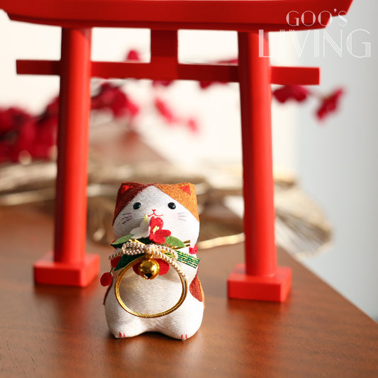 RYUKODO 正月飾三色貓