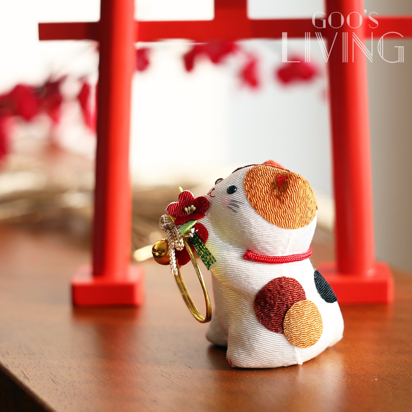 RYUKODO 正月飾三色貓