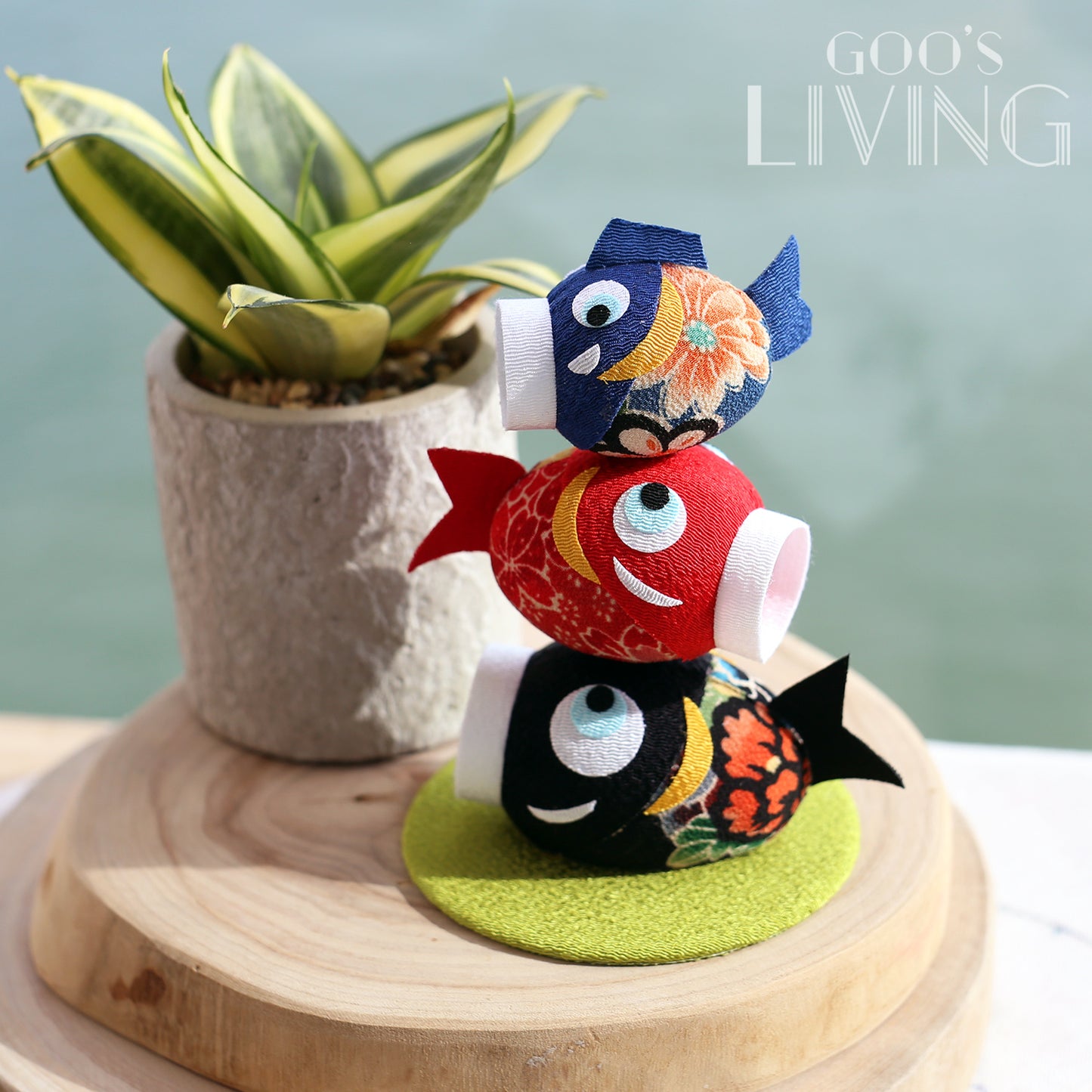 京都職人手作 層層疊親子鯉魚旗