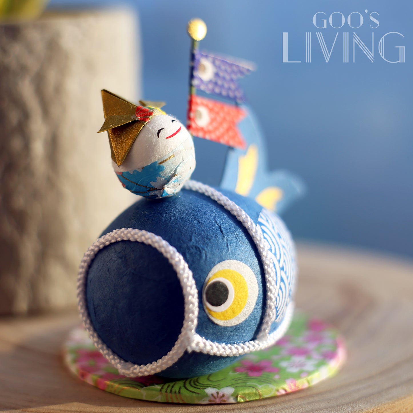 石川製紙 手染美濃紙鯉魚旗波波