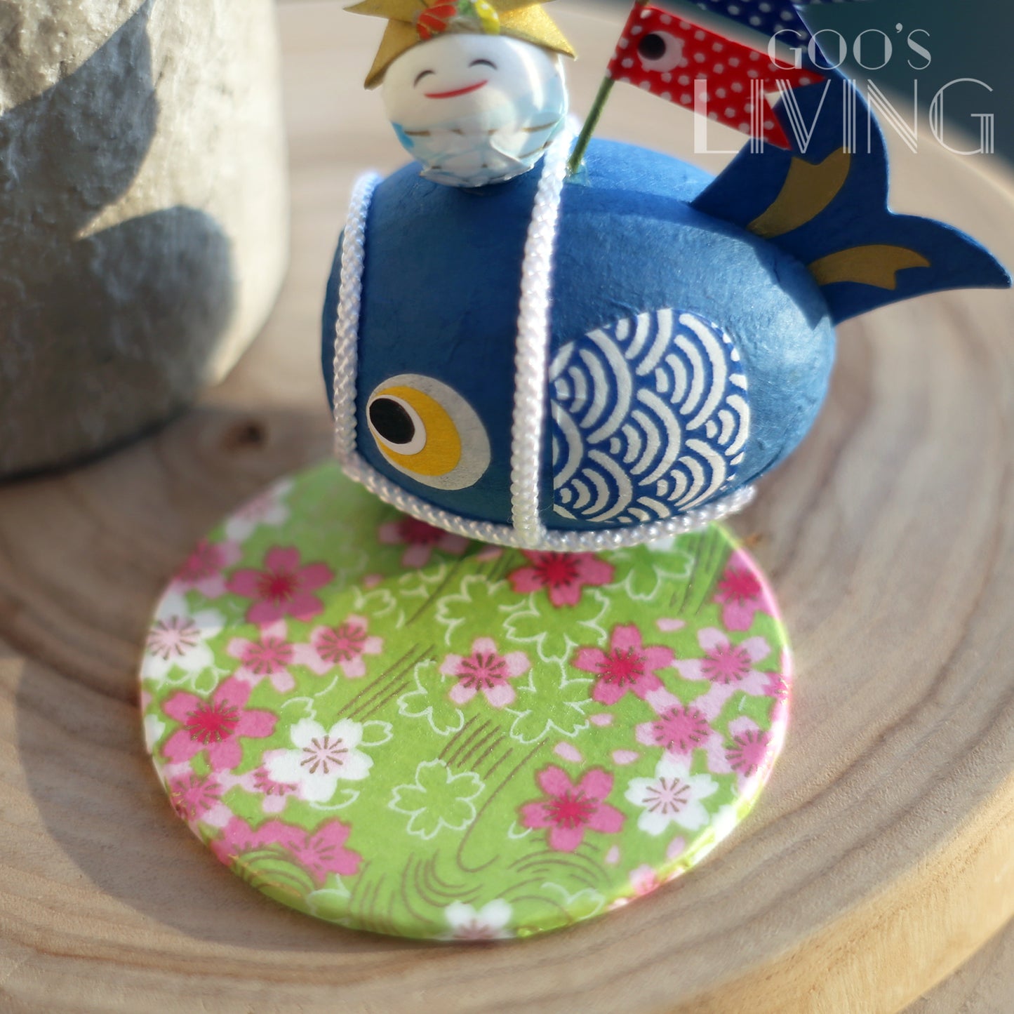 石川製紙 手染美濃紙鯉魚旗波波