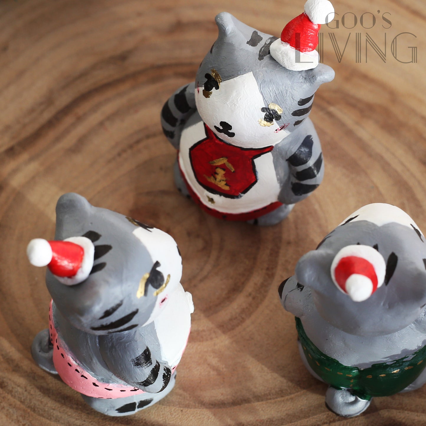 MADE by GOO's  聖誕版底褲貓咪