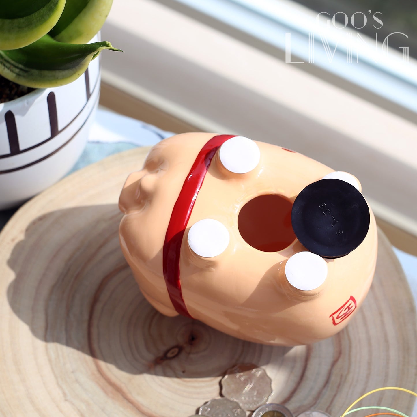 手繪花花 豬仔錢罌