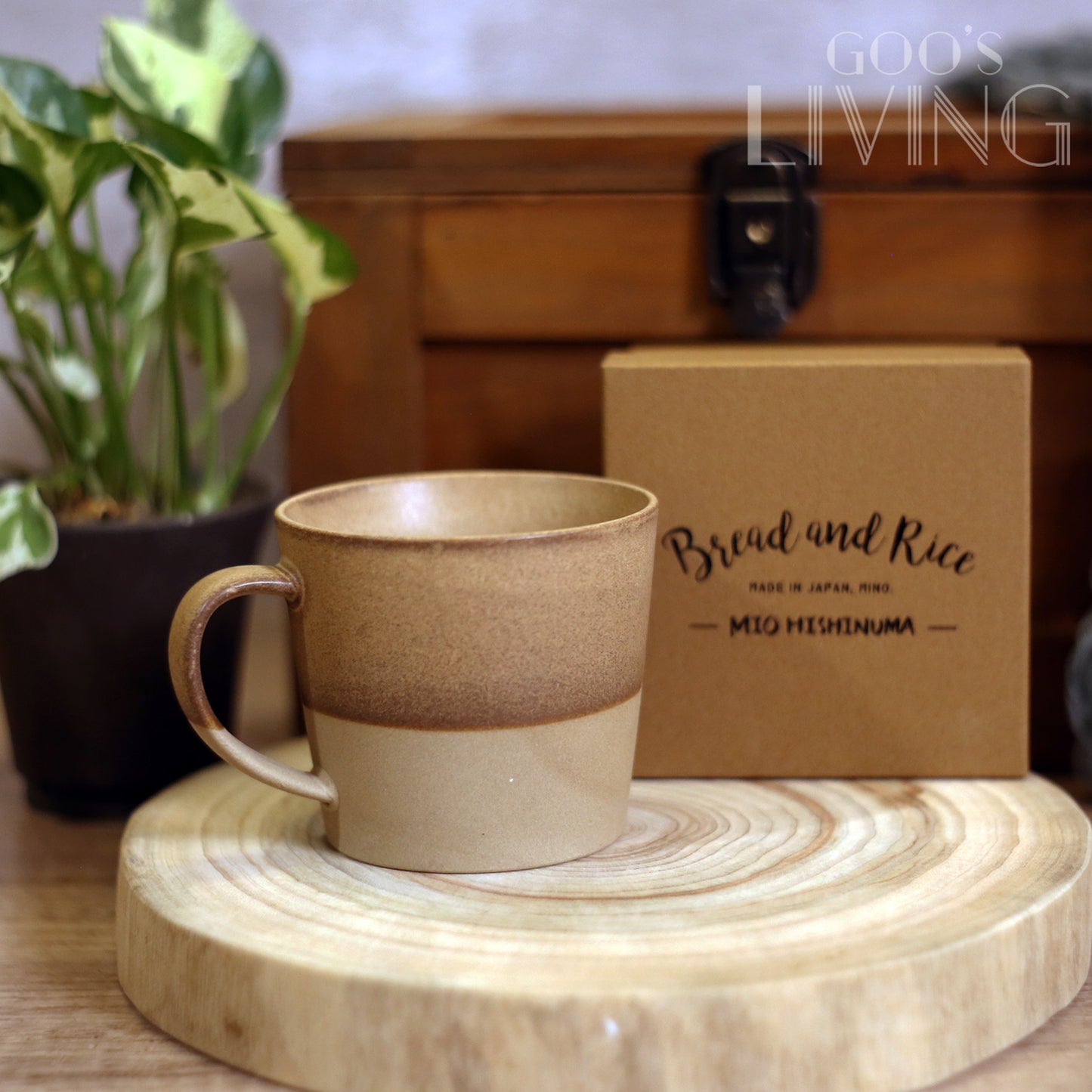 Bread & Rice 雙色陶瓷杯