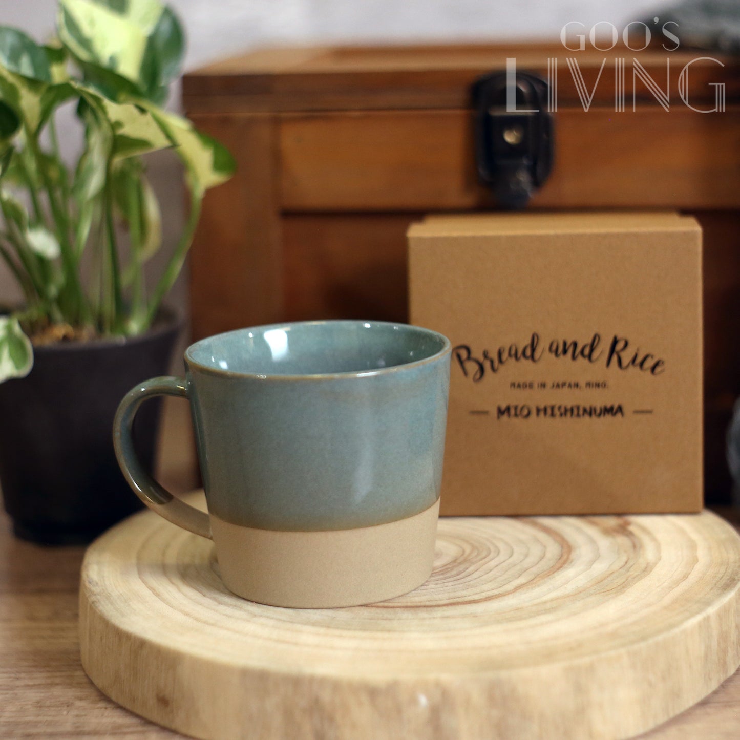 Bread & Rice 雙色陶瓷杯