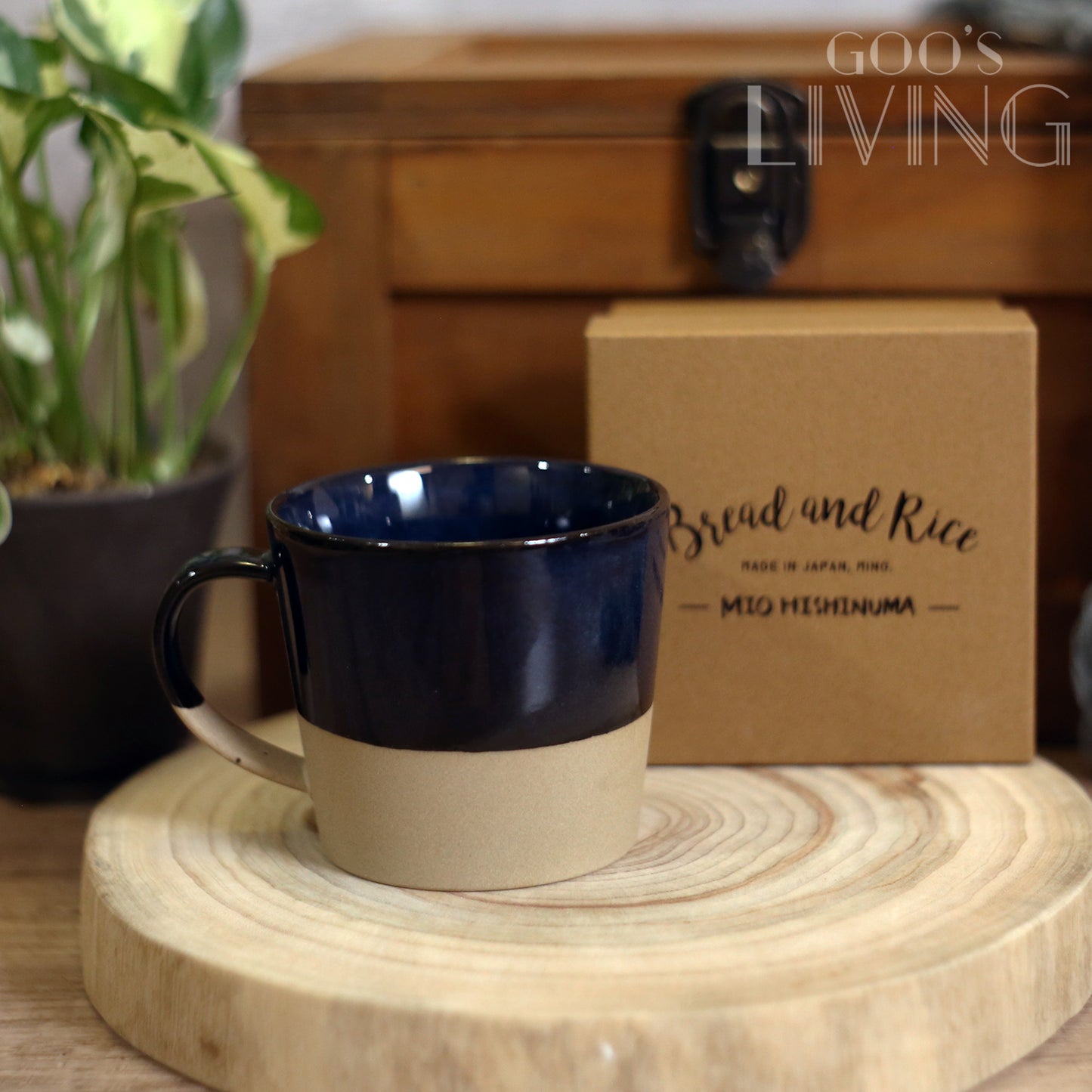 Bread & Rice 雙色陶瓷杯