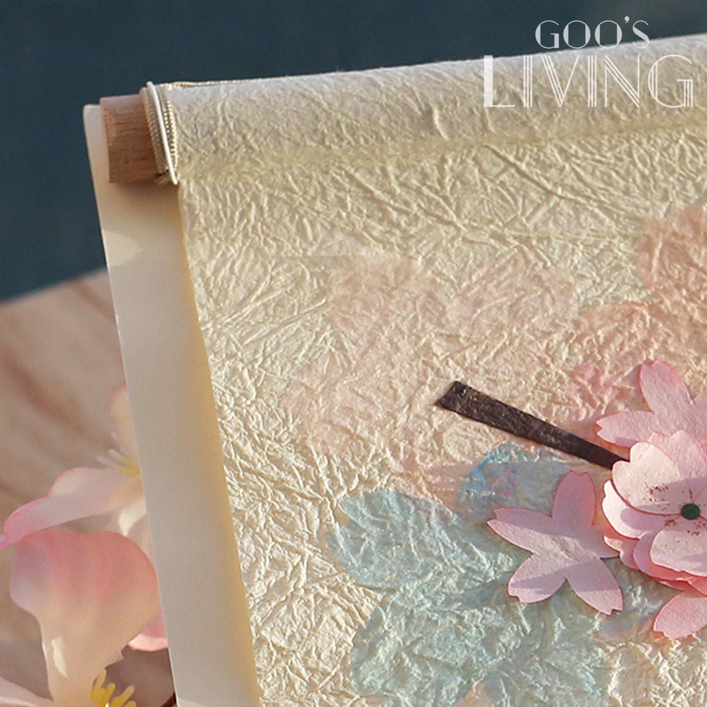 季節之掛軸 櫻花相思鳥