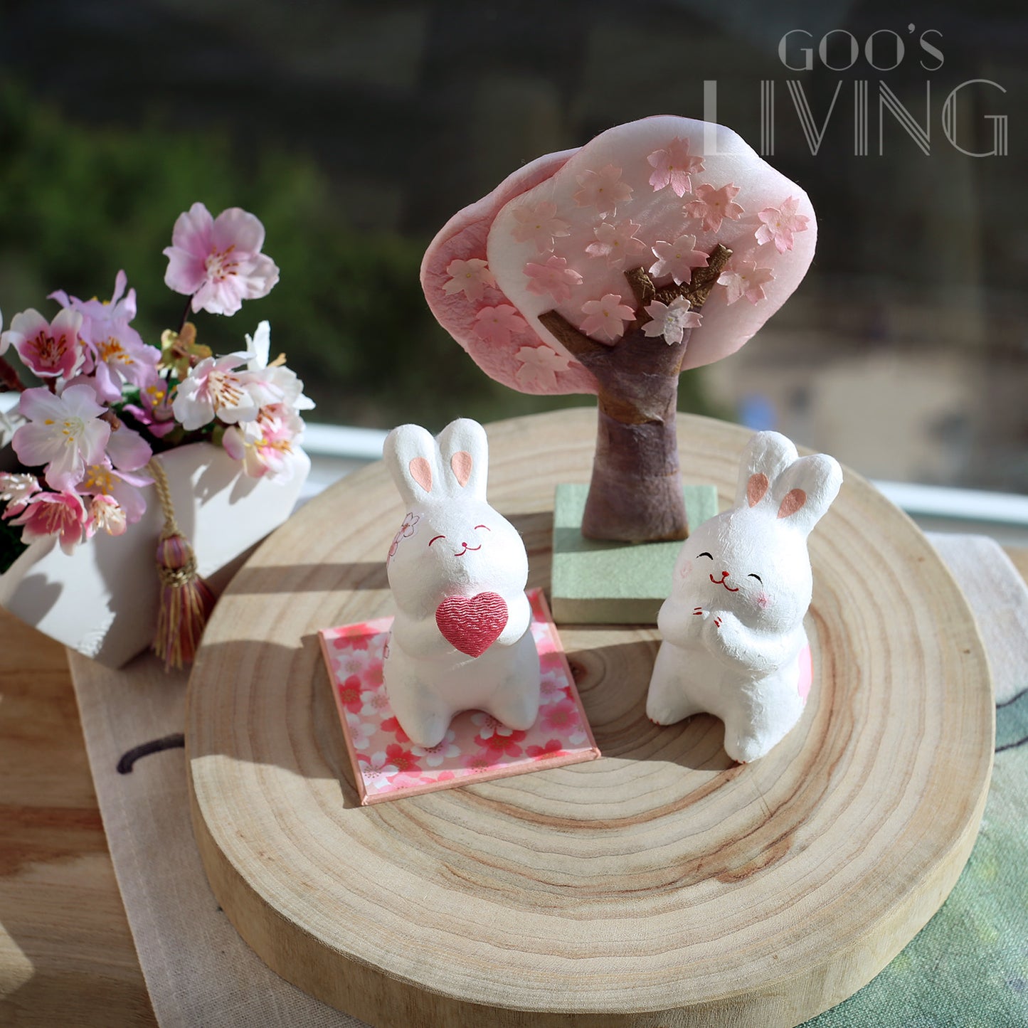 RYUKODO 和紙製請請兔