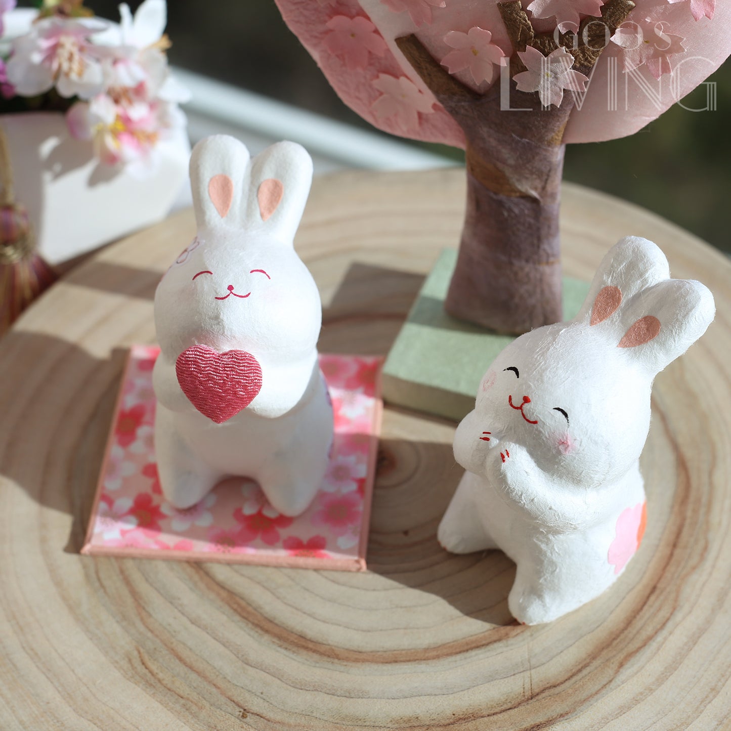 RYUKODO 和紙製請請兔