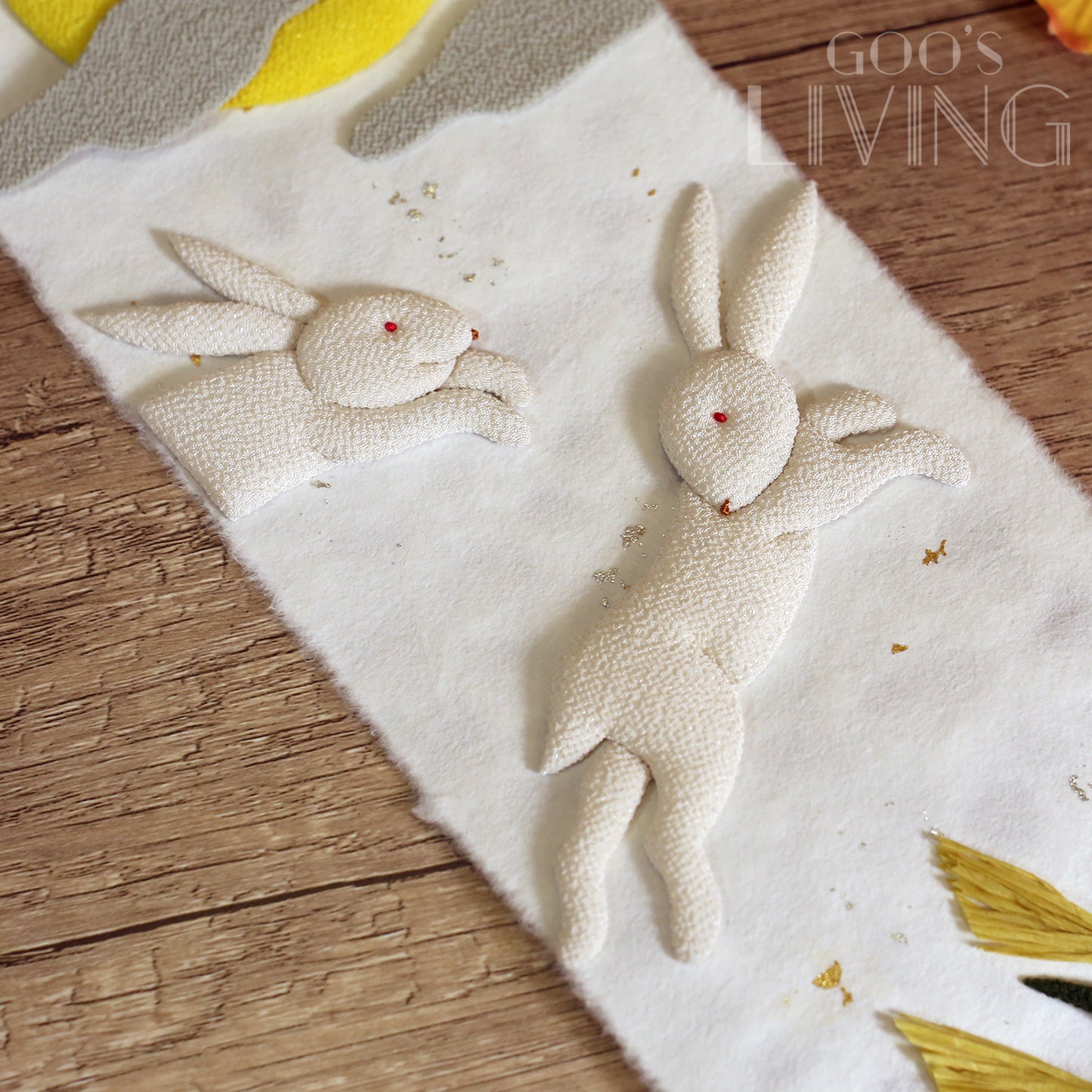 中秋月見 金銀箔掛軸