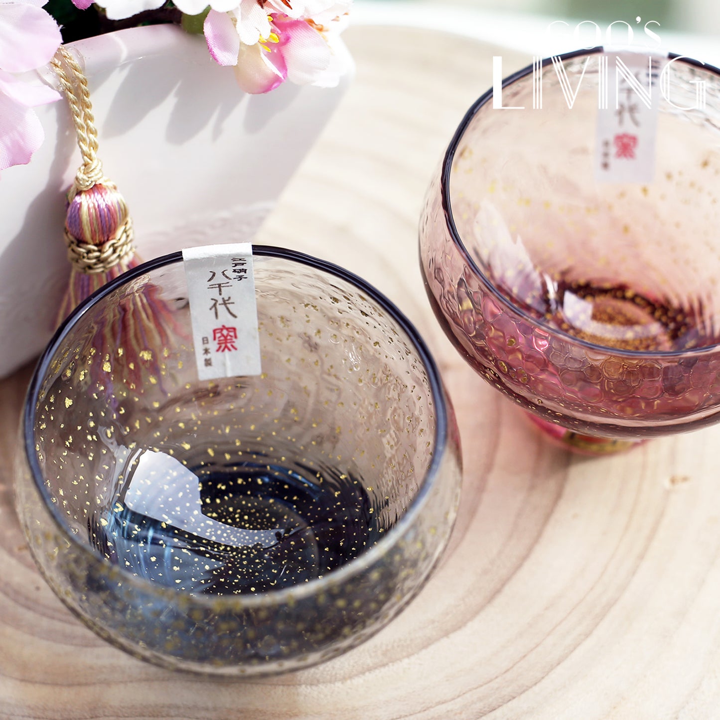 江戶硝子 八千代窯水晶清酒杯