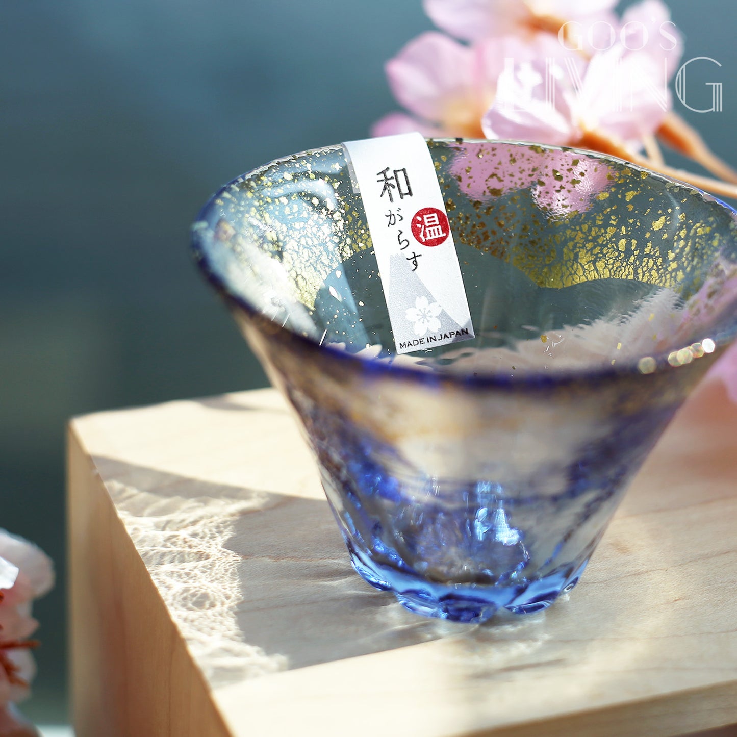 東洋佐佐木 金箔富士山櫻花清酒杯