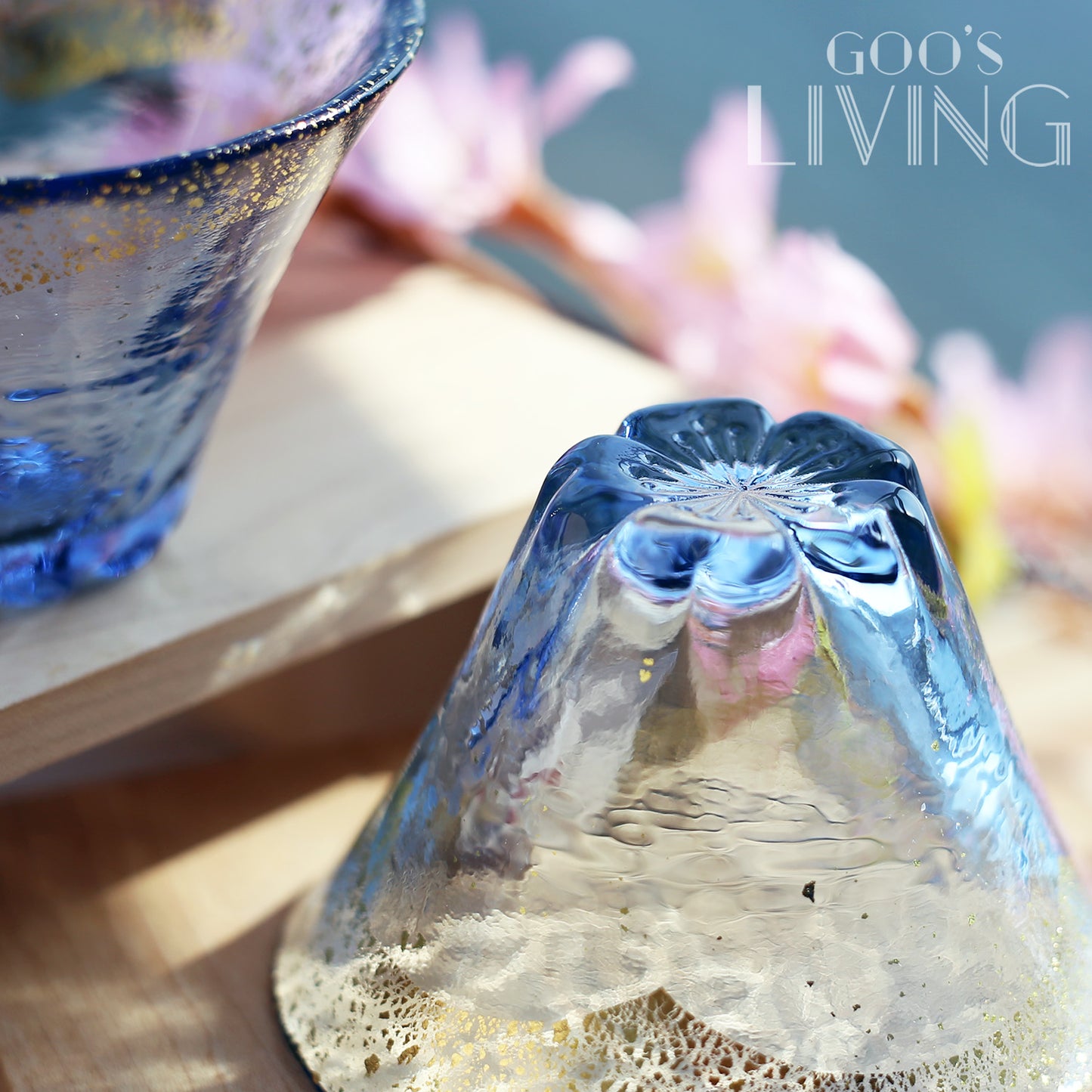 東洋佐佐木 金箔富士山櫻花清酒杯