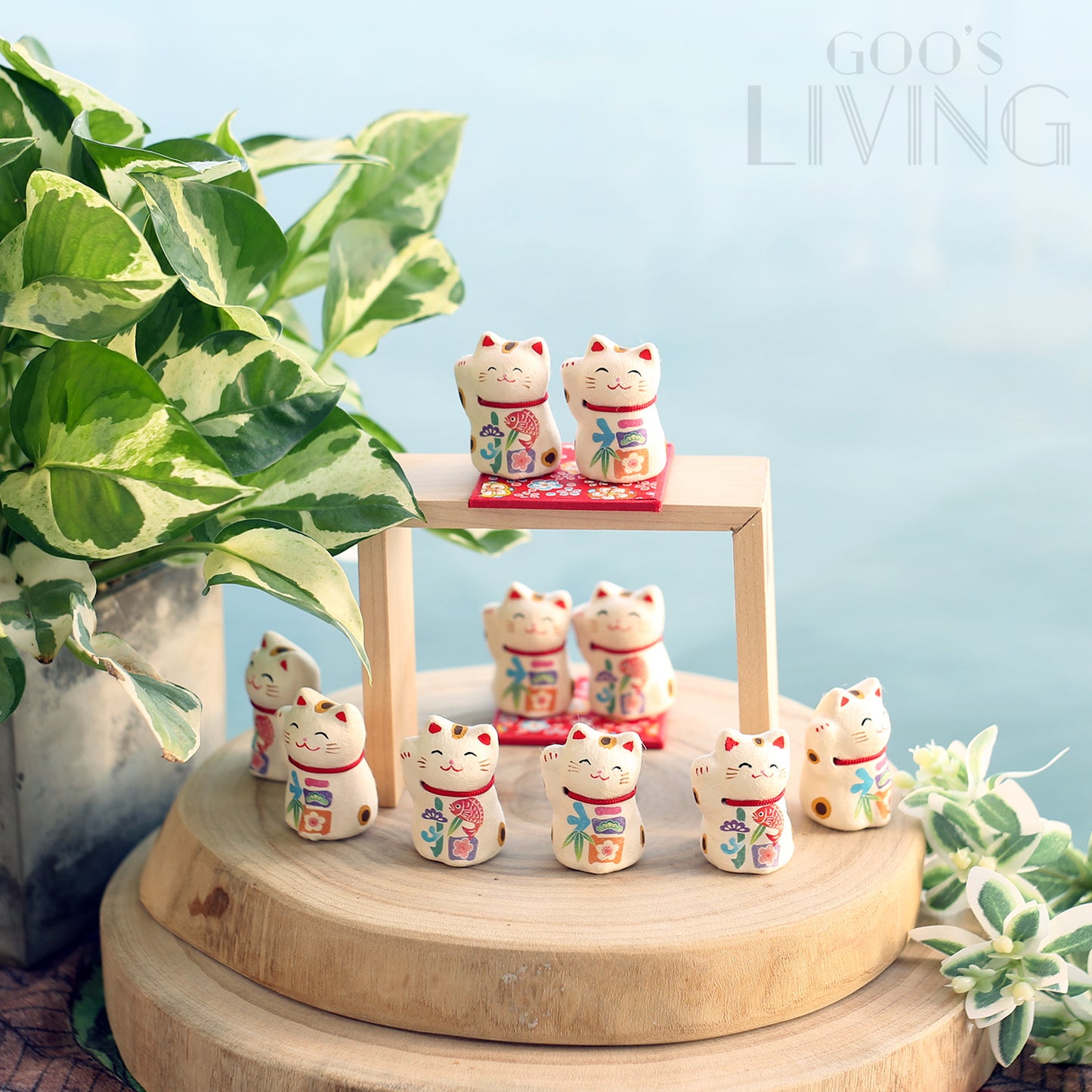 RYUKODO 迷你招福招財貓