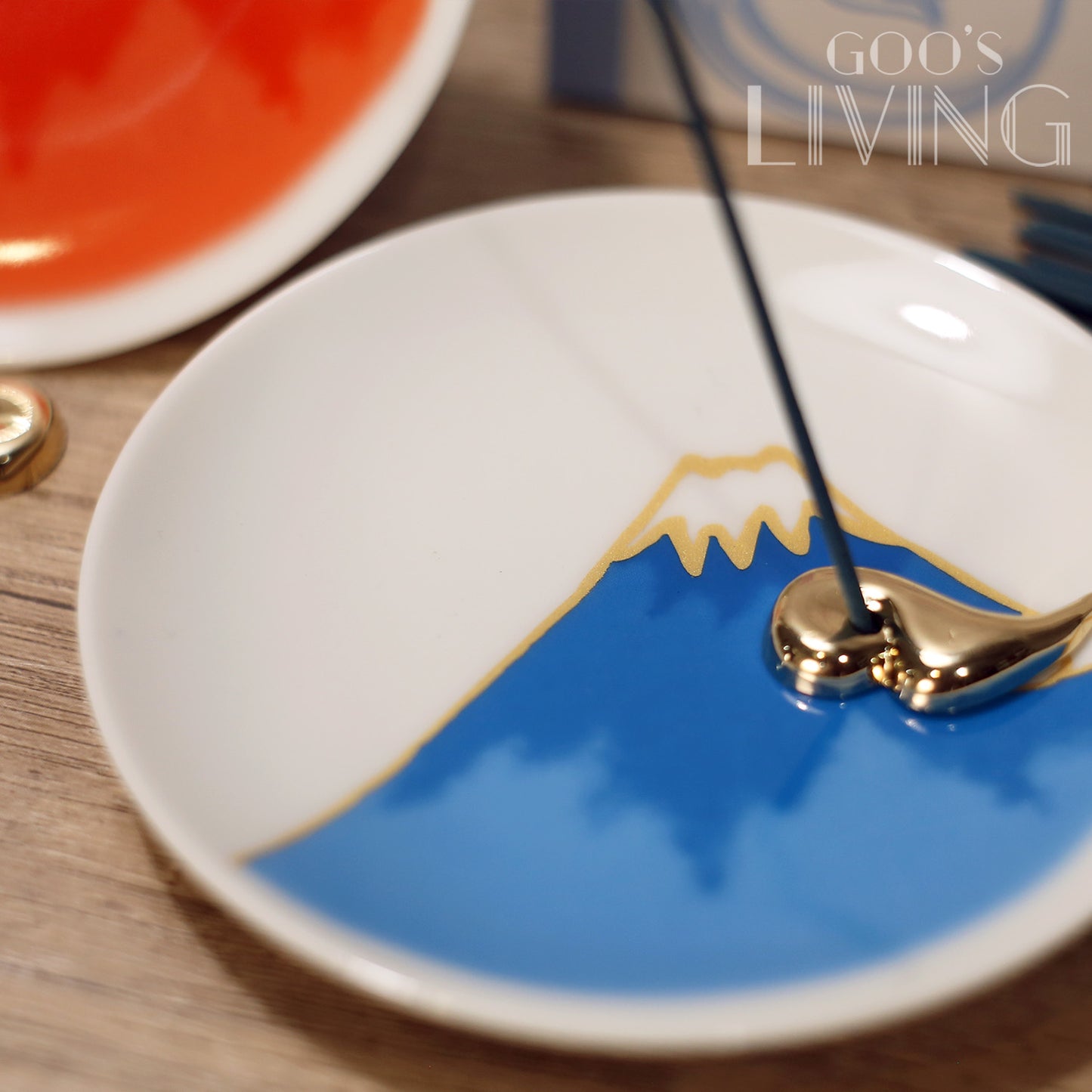 Yuyuan 富士山線香碟