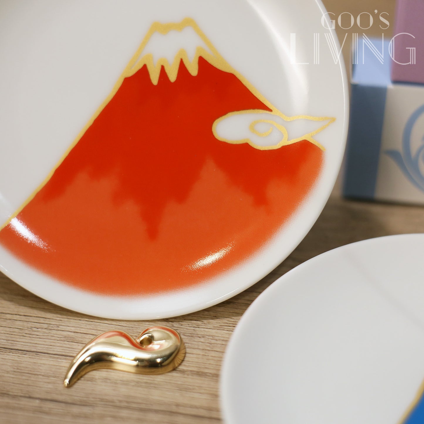 Yuyuan 富士山線香碟