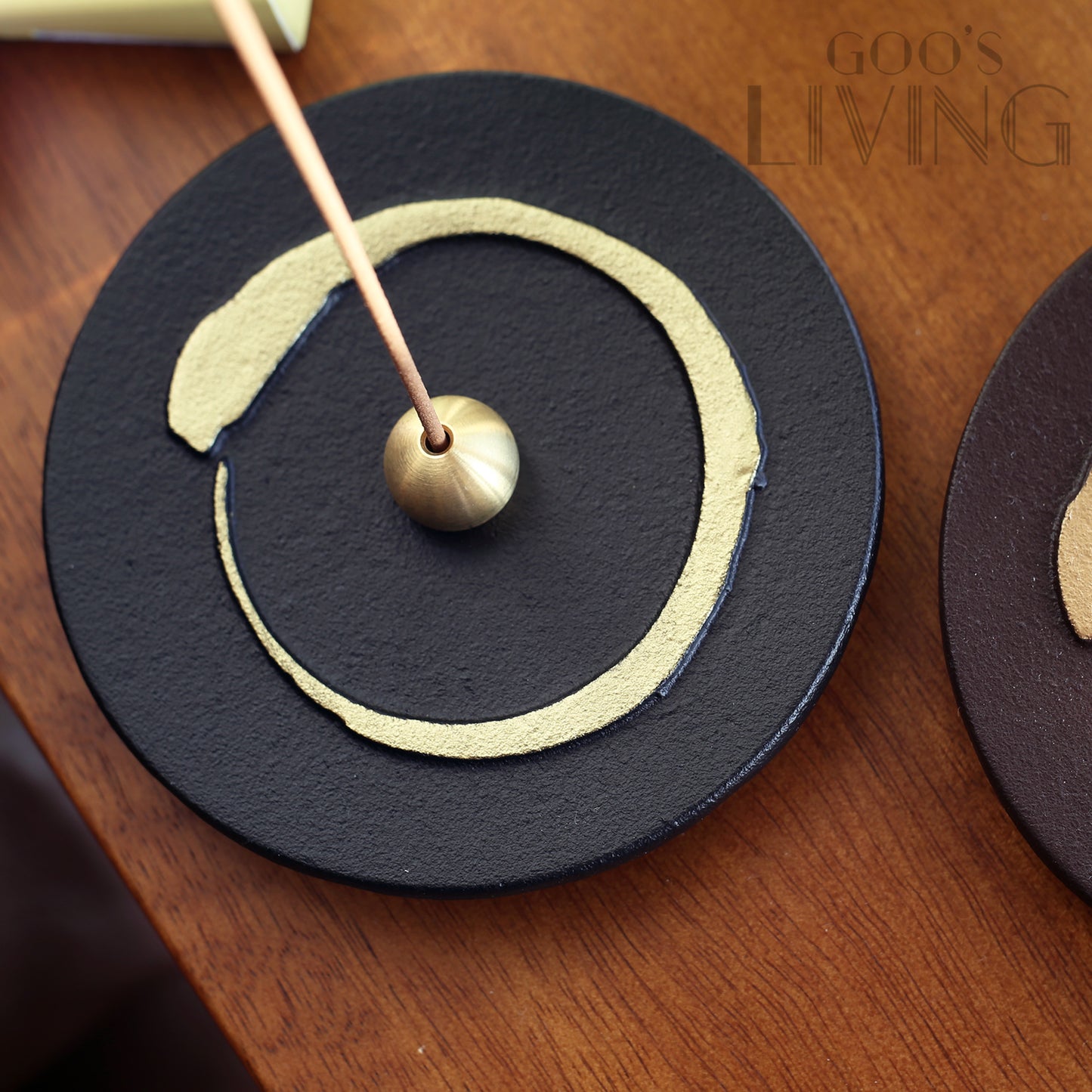 銀雅堂 一圓相鑄鐵香座