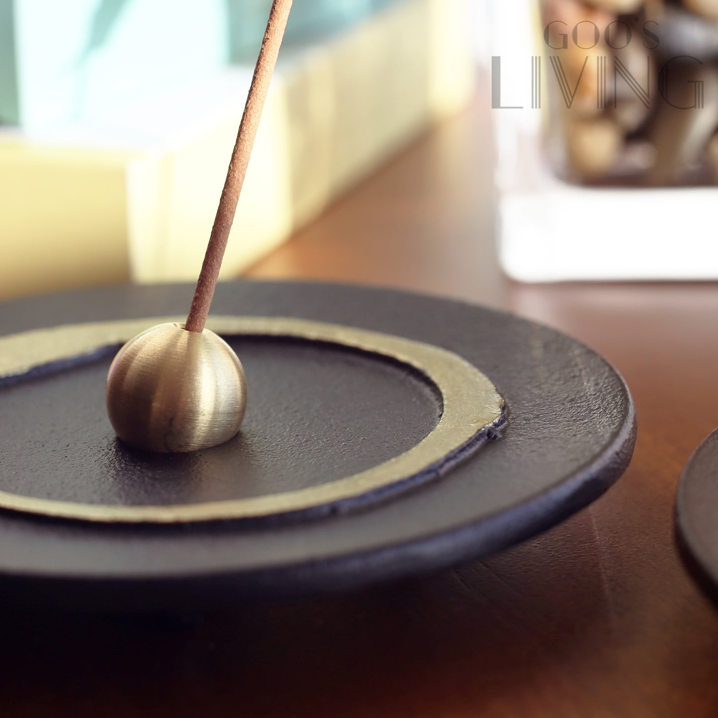 銀雅堂 一圓相鑄鐵香座