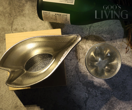 Hiracle 錫製櫻花清酒杯/清酒瓶