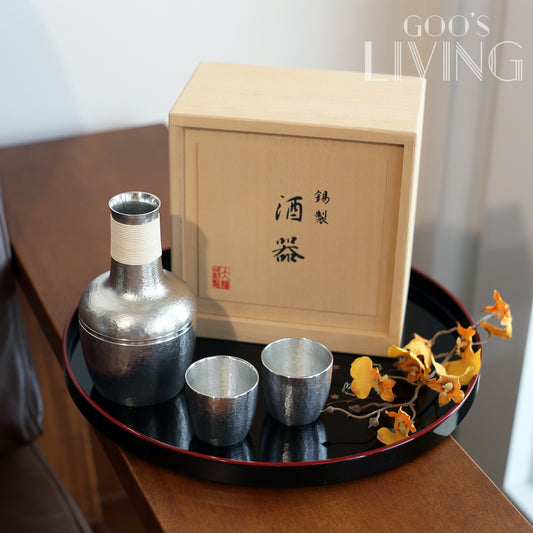 大阪錫器 如月清酒套裝