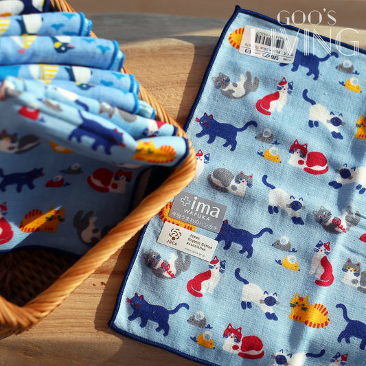 今治+ima wafuka 正方形手帕毛巾