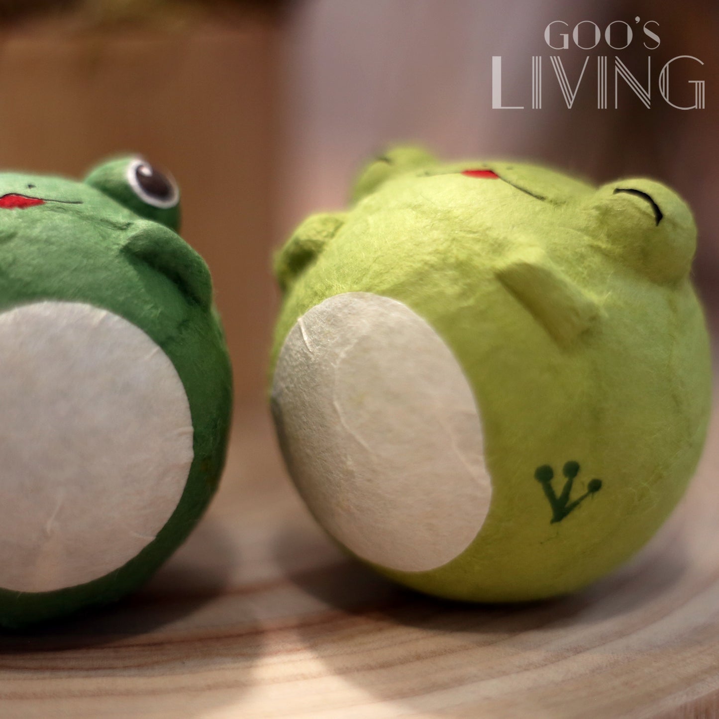 RYUKODO 和紙製青蛙不倒翁