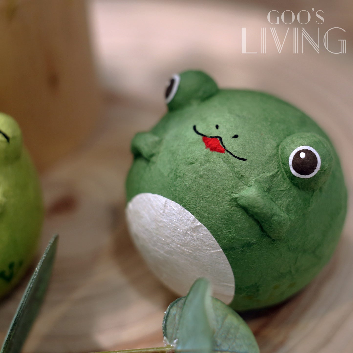 RYUKODO 和紙製青蛙不倒翁